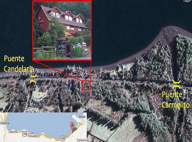 Los Gualles De La Candelaria Apart Hotel Pucón Dış mekan fotoğraf